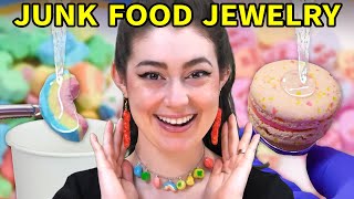 DIY Resin Junk Food Jewelry [upl. by Atiner]