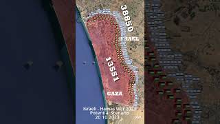 Israeli  Hamas War Animated Map 2023 [upl. by Miki104]