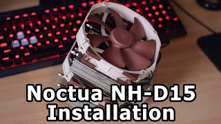 How To Install A Noctua NHD15 Cooler [upl. by Darbee]