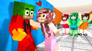 Love Story Begins  Minecraft Animation [upl. by Sabella]