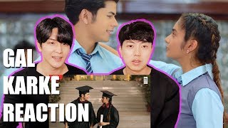 GAL KARKE Reaction by Korean Dost  Siddharth Nigam  Anushka Sen  Asees Kaur [upl. by Aerised481]