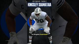 NFL Draft Profile OT Kingsley Suamataia BYU nfldraft scoutingreport shorts [upl. by Erodasi]