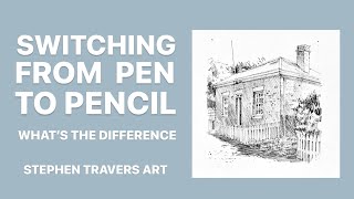 Whats the Difference Drawing in Pencil or Pen [upl. by Ot]