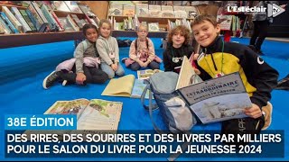 Des rires des sourires et des livres par milliers pour la 38e édition du Salon du livre pour la [upl. by Dianemarie]