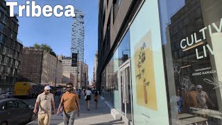 Tribeca New York City Walking Tour Summer of 2024 [upl. by Noletta]