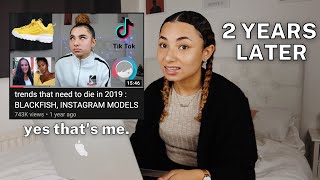 reacting to my viral video 2 years later TRENDS THAT NEED TO DIE [upl. by Auohc]