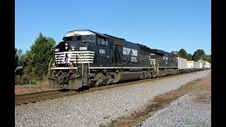 HD NS 6811 leads NS Train 220 in Waco GA [upl. by Crompton]