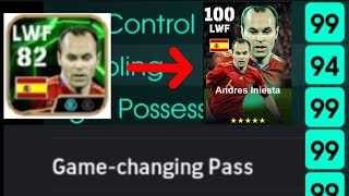 How to training Free Epic Iniesta Efootball 25 🥶❤️‍🩹 efootball pes efootball2024 [upl. by Justino968]