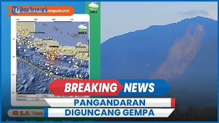 Gempa Pangandaran 55 M Hari Ini Warga Berhamburan Keluar Rumah [upl. by Junko]