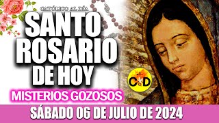 EL SANTO ROSARIO DE HOY SÁBADO 06 DE JULIO de 2024 MISTERIOS GOZOSOS EL SANTO ROSARIO MARIA [upl. by Avie]