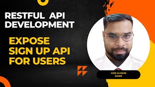user sign up API development using spring boot rest service [upl. by Herson]