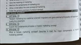 Holistic marketing concept and its major components bbs 3rd year marketing [upl. by Sage]