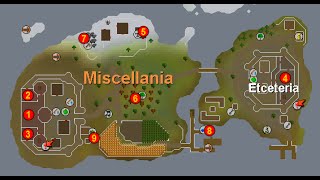 OSRS How to get to Miscellania Island Fast Location [upl. by Booma]