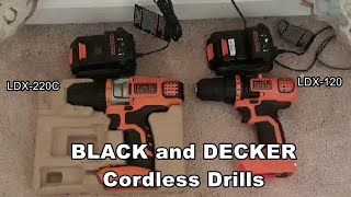 BlackDecker LDX 220C two speed cordless drill [upl. by Kreg]