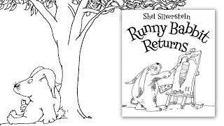 Shel Silversteins RUNNY BABBIT RETURNS  Book Trailer  Playful Poetry [upl. by Nedla]