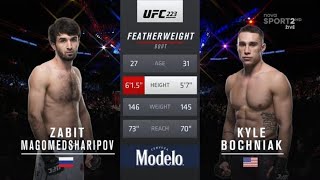 Zabit Magomedsharipov vs Kyle Bochniak [upl. by Sibylla]