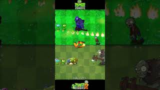 Pvz 2  Sling Pea Akee Vs Winter Melon Melon Pult Team Vs zombie team shorts [upl. by Netram]