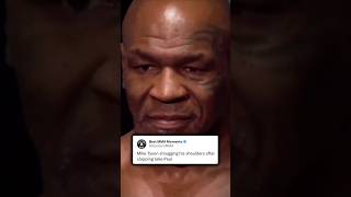 Mike Tyson reacts after slapping Jake Paul [upl. by Annek269]