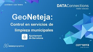 Geoneteja Control en servicios de limpieza municipales Ajuntament de Barcelona [upl. by Moguel]