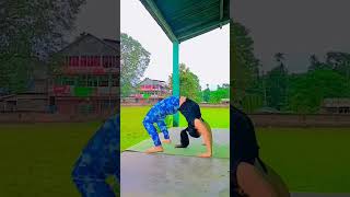 Standing chakrasana yogabarasha youtubeshorts motivation [upl. by Cavanagh]