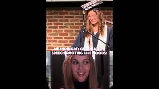 Emma graduated yesterday She ended her speech with a quote from legally blonde legallyblonde poi [upl. by Bevvy290]