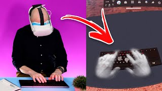 Track A Keyboard In VR Using The Oculus Quest 2 [upl. by Notsa]