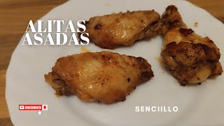 ALITAS ASADAS fácil y rápido delicioso facilyrapido hambre recipe comidas oliveoil sorprende [upl. by Tizes]