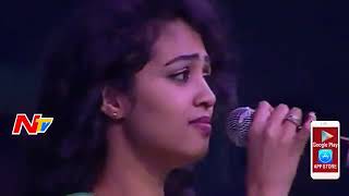 Arere Yekkada Song Performance  Nenu Local Audio Launch Nani Keerth [upl. by Lienad]