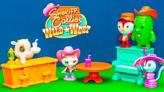 SHERIFF CALLIE Ella Milk Saloon Sheriff Callie Video Toy Unboxing [upl. by Disario230]