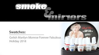 Swatching the Gelish Marilyn Monroe Forever Fabulous full collection [upl. by Dream]