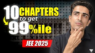 10 Maths Chapters to get 99ile in JEE Main 2025 [upl. by Darnall]