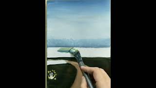 painting acrilic art acrilyc watercolor landscape acrilica viralvideos [upl. by Kronfeld]