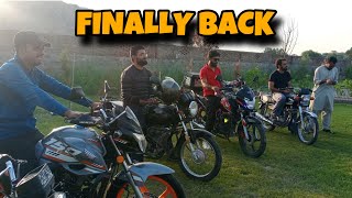 Finally Back Alhamdulillah ❤️  Honda CB150F  GT Road Condition  motovlog [upl. by Caprice]