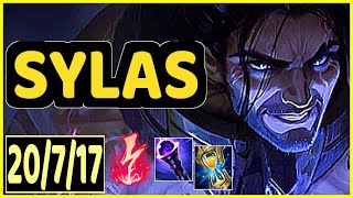 SYLAS VS AKALI  20717 KDA MID GAMEPLAY [upl. by Ondine]