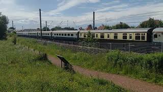 57306 and 57310 working UK Rail tours 1Z52 from Joppa Straight on to Berwick passing prestonpans [upl. by Naam]