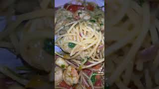 alfredo shrimp food viralvideo [upl. by Iroak]