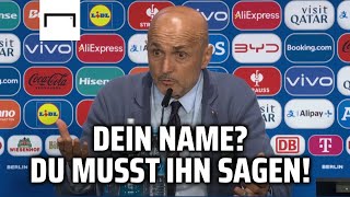 quotGeschmacklosquot Nach dieser Frage fordert Spalletti den Namen des schweizer Reporters 😳🇨🇭🇮🇹 [upl. by Milburn762]