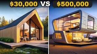 30000 vs 500000 Prefab Modular Homes For Sale [upl. by Solenne]