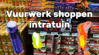 vuurwerk shoppen intratuin [upl. by Noremak]