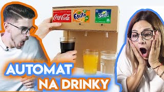 Vyrobili sme si vlastný AUTOMAT NA DRINKY  GoGo amp Patra Bene [upl. by Inotna988]