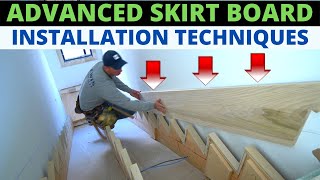 Stair Skirt Board Installation Master Class  An In Depth Guide [upl. by Hausner656]