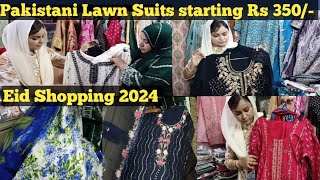 Eid collection 2024  Pakistani suit shop in Kolkata  Pakistani Lawn suits  eidshopping viral [upl. by Alroi]