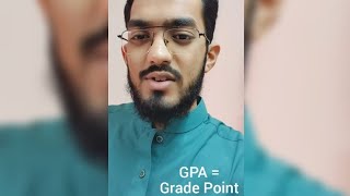 GPA kya hota hai How to calculate GPA Urdu shorts [upl. by Jodie]