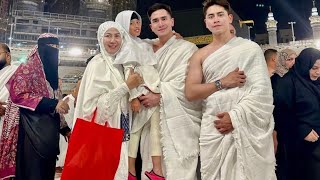 Senangnya Vania Umroh Pertama Bersama Mama amp Kedua Kakak Gantengnya guys [upl. by Tristan843]