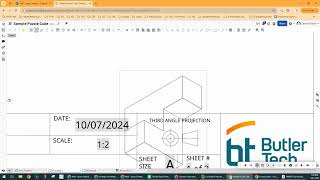 Onshape  My First Multiview Drawing [upl. by Irelav]