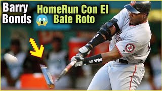 El Día Que Barry Bonds Disparó Un JONRÓN Con El BATE ROTO [upl. by Eniak]