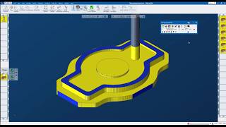 GibbsCAM Quickstart 1 Mill Roughing [upl. by Booker]