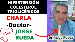 🟠HIPERTENSIÓN  COLESTEROL  TRIGLICÉRIDOS Doctor JORGE RUEDA Entrenamiento de SALUD💻 EN VIVO📢 [upl. by Jezabella]