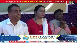 Inauguration of S and S SOLAR CITY at Sheller  Canacona [upl. by Aliehc]