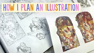 From Thumbnail to Final Drawing My Planning Process [upl. by Lohse]